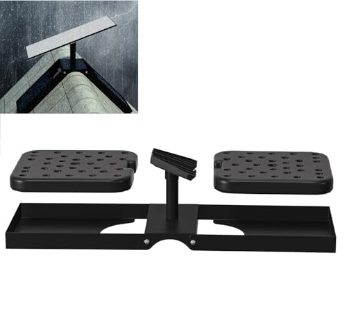 Starlink Gen 3 Roof Ridge Mount with 13lb Counterweights Included - Non-Penetrating Adjustable Pivot Kit - Heavy Duty No-Drill Satellite Stand with Pipe Adapter & Anti-Slip Roof Protection