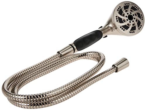 ETL Oxygenics 92489 Fury RV Handheld Shower - Brushed Nickel, 72 inch Hose length - Thumbnail 2