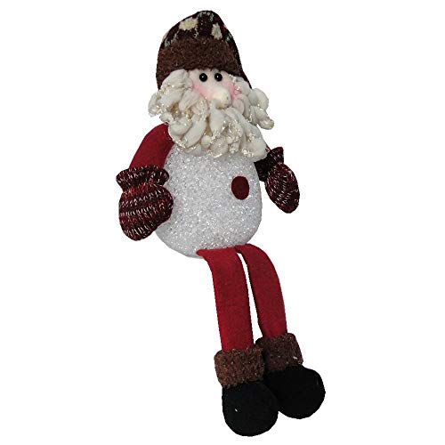 Papai Noel de Luxo Pelúcia 0091 com Led com 35cm de Altura CBRN0524