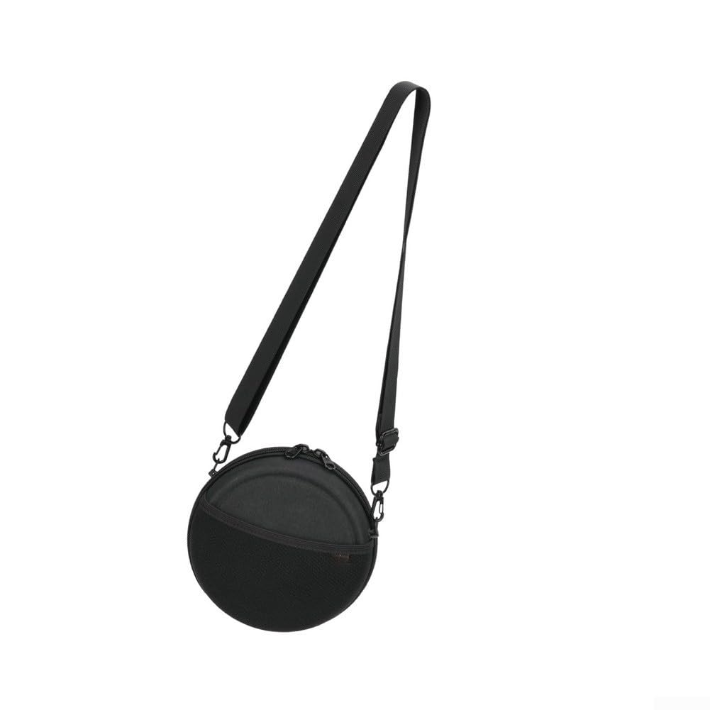 CD-Player-Tasche mit verstellbaren Schultergurten, tragbarer Disc-Player-Aufbewahrungshalter für Reisen, kompakte Tragetasche mit Organizer-Fächern und sicherer Passform für unterwegs