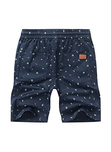 Image of JMIERR Mens Cotton Stretch Shorts Casual Drawstring Twill Chino Shorts | Drawstring Waist, Phone Pockets, Golf, Summer Beach Cruise Outfits, Machine Wash