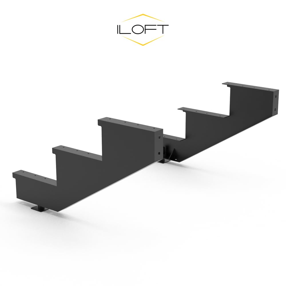 Escalera de 3 peldaños Porty. Estructura metálica para Montaje de Escalera Exterior de Cualquier tamaño para casa o terraza.