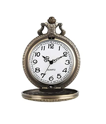 Image of AUGEN Premium Pocket Watch Metal Keychain Japanese Anime Naruto Retro Vintage for Gifting With Key Ring Anti-Rust (Pack Of 1)