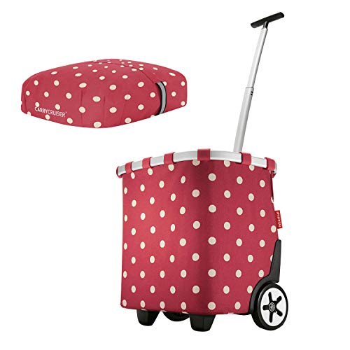 reisenthel carrycruiser ruby dots 40 Liter Einkaufstrolley + PROMO cover