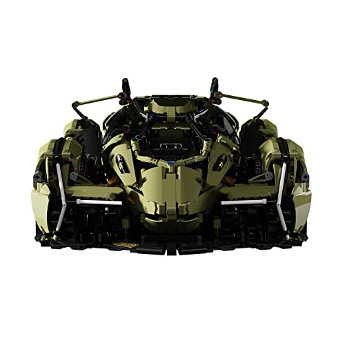 icuanuty Technik Auto Bausteine, 2527 Teile 1: 8 Technik Sportwagen Modell, Klemmbausteine Technik Auto Kompatibel mit… – Bild 4