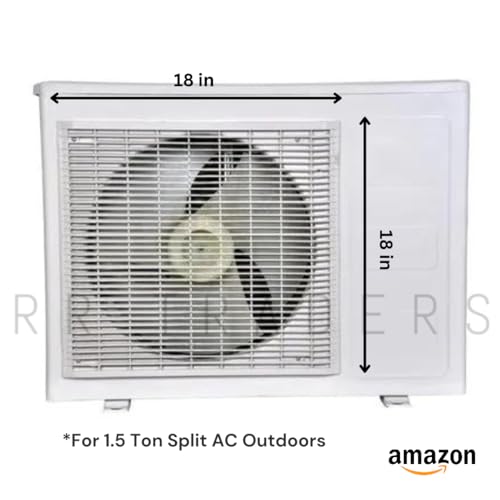 Image of A /C Outdoor Grill Jali Plastic for 1.5 TON Size (18x18 INCH), Off-White