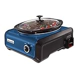 Crock-Pot SCCPMD3-BL Hook Up Oval Connectable Entertaining System, 3.5-Quart, Metallic Blue