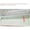 Birdcage Parrot Bird Cage Acrylic Transparent Ecological Bird Cage Luxury Villa Cage Special Large Cage(Off White)