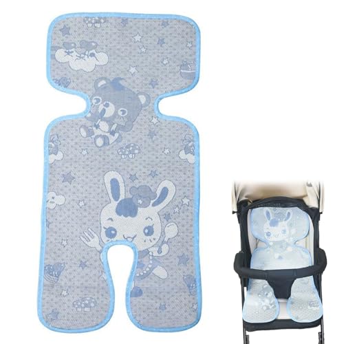 Colchoneta Silla Paseo Universal, Funda de Asiento de Cochecito de Verano, Colchoneta de Cochecito Universal, Funda Carro Bebe Verano, Reduce la Sudoración y Mantiene al Niño Fresco
