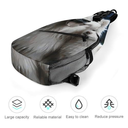 Bolso bandolera deportivo casual para viaje y hiking miniatura 5