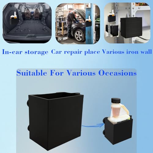 Image of 2025 Upgrade Magnetic Diesel Additive Holders Magnetic Truck Bed Bottle Holder Diesel Additive Wall Hanger Leak Proof Storage for 16 Oz Squeeze Bottle, Heavy Duty Car RV Automotive Organizer