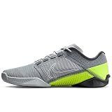 Nike Men's Zoom Metcon Turbo 2 Training Shoe, Wolf Grey/White-Volt-Black, 12 M US