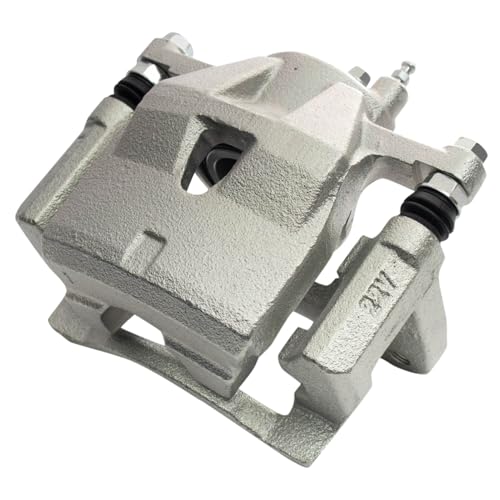 Image of TRQ Front Left Brake Caliper w /Bracket Drivers Side | For 2012-2018 Toyota Yaris