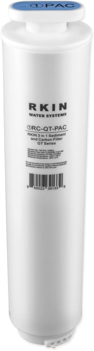 U1 RKIN 2-in-1 Sediment and Carbon Pre-Filter QT Series