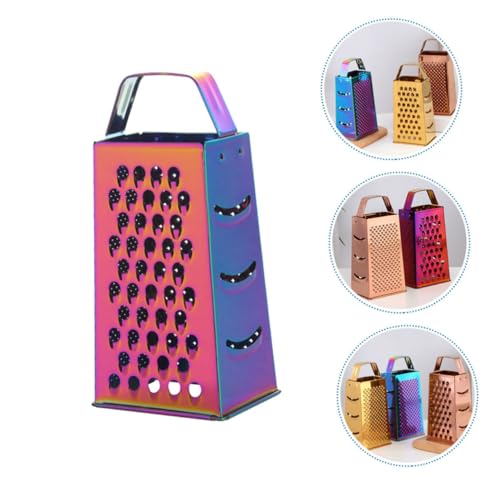 Rallador portátil de queso con manivela y contenedor miniatura 3