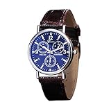 Damen Holzuhr Analog Quarzwerk mit Holz Armband Verstellbarem