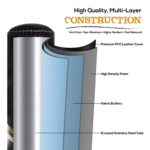 Milliard Punching Bag, Boxing Equipment Bag, Punching Bag For Adults With Stand, Heavy Freestanding Punching Boxing Bag (40-240 Lb) #TOP5