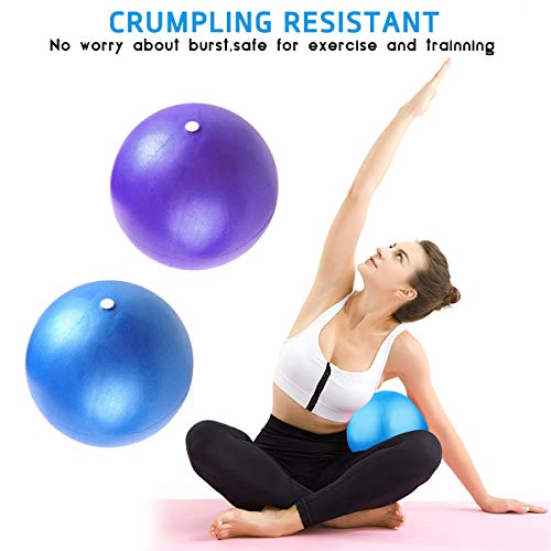 PROVO 2 stuks Zachte Pilates Balls, Mini Yoga Ball Zachte Pilates Bal Anti-slip Gymnastiekbal Anti Burst bal Oefenbal… - Image 4