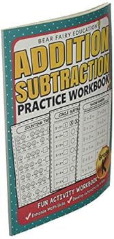 Paperback Addition Subtraction Practice Workbook .: Kindergarten books, Activity Workbook for Kids, Kindergarten Math Skills Book