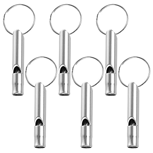 XINHUIYI 6 Stks Hoge Pitch Hond Fluitjes Voor Recall Bark Control Hond Fluitje Professionele Training Hond Fluitje Goede Hond Training Apparatuur voor Terugroep ang Pet Gedrag Controle