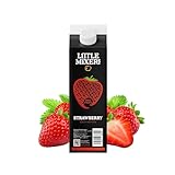 Little Mixers Strawberry Purée (1kg) | Real Fruit Purée for Cocktails, Desserts and Baking | Ready-to-Use, Rich Natural Flavour