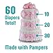 Classic Pastel Baby Shower Diaper Cake (3 Tier, Pink)