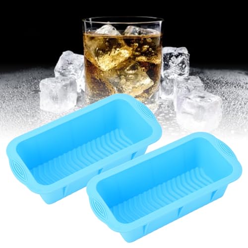 Molde para Cubos de Hielo Silicona Reutilizable 2 Piezas miniatura 5