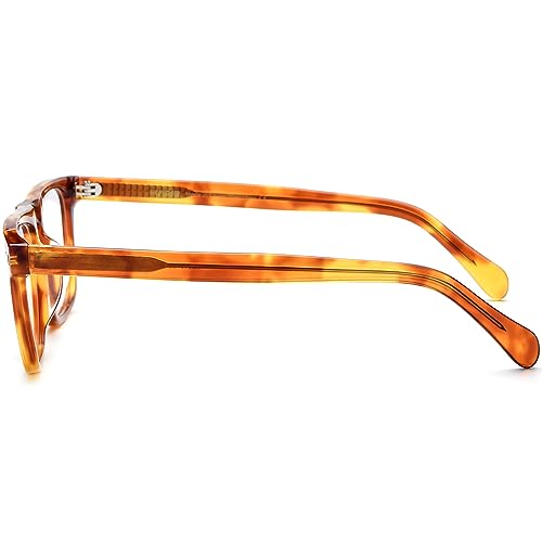 Image of HEPIDEM Acetate Optical Glasses Frame Square Magnet Clip Eyeglasses with Polarized & Night Vision & 3D Lens