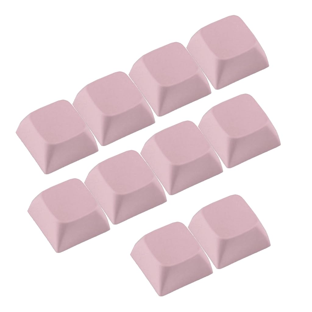 10pcs XDA2 Keycaps 1U Multi Color Pbt Keycap for Gaming Mechanical Keyboard Keycaps 1.6mm Thickness Blank Keycaps