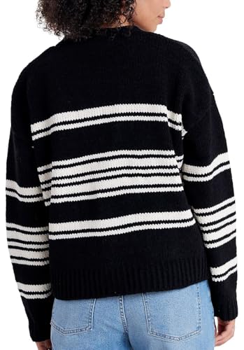 Image of UNIONBAY Women's Julianne Stripe Varsity Cardigan Sweater