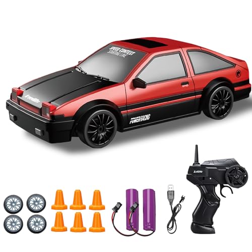 DYOUen RC Drift Car, 1:24 Rennen mit 4WD Ferngesteuertes Auto 2.4Ghz...