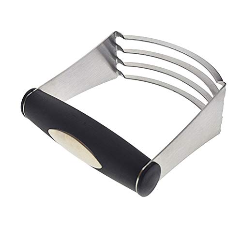 Batidora de pastelería, Accesorios de Cocina, Cortador de Masa de Acero Inoxidable, Herramienta de Mano con Mango Antideslizante para Pasta, Corteza de Pastel y Pastel