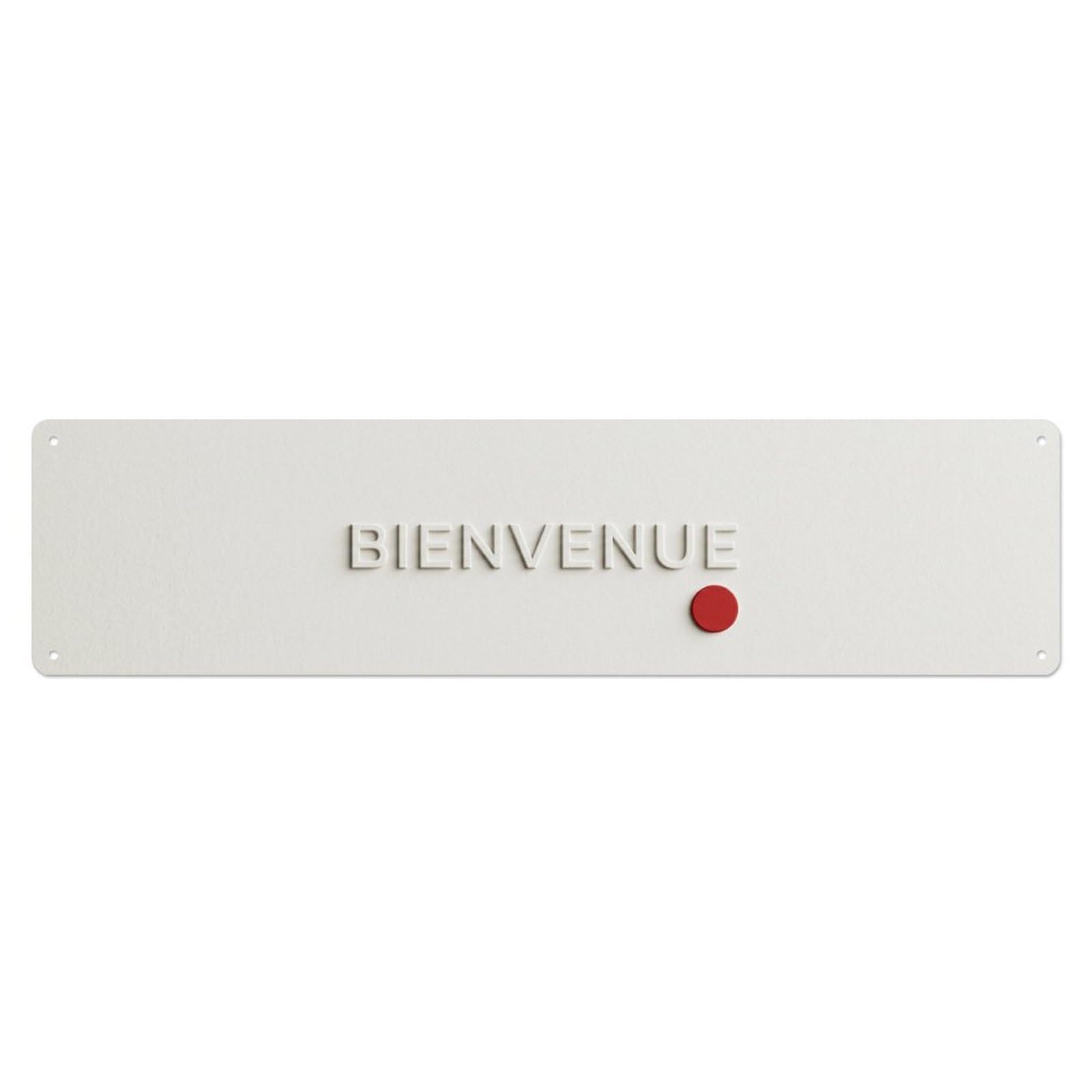 Minimalist Japanese Zen Welcome Metal Tin Skinny Sign Plaque Wall Decor for Cafe, Club Bar, Office, Home Garden Metal Poster 4x16Inch