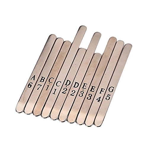Healifty 1 Set 10 Key Replacement Kit Kalimba replacement Key Thumb Piano 10 Keys Parts Accessories Kalimba 10 Key Accessory Thumb Piano Steel Key piano keys hardware