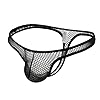 Voberry Sexy ondergoed voor heren, lage taille, sexy pouch van zacht katoen, verstelbaar mesh, ultradun, sexy ondergoed…