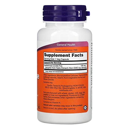 NOW Nattokinase 100Mg 120 Vcaps