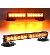 OPPBUY 12.2'' Wireless Car Rooftop Strobe Light Bar,Rechargeable Emergency Safety Warning Light w...