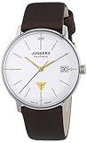 Hesalitglas Junkers Damen-Armbanduhr XS Bauhaus Analog Quarz Leder 60734