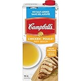 Campbell's, No Salt Added Chicken Broth, 900ml/30.4oz., {Imported from Canada}