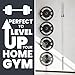 Synergee Wall Mounted Barbell Holder & Gym Accessory Rack Heavy Duty Steel 1 Bracket