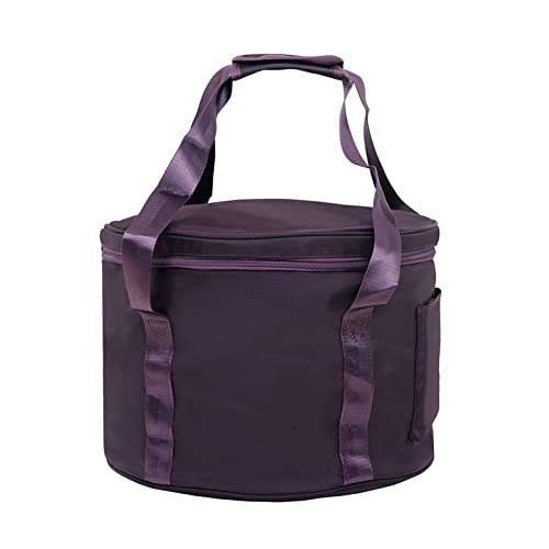 Estojo de transporte para tigela de canto de cristal, bolsa de viagem portátil, espessamento acolcho