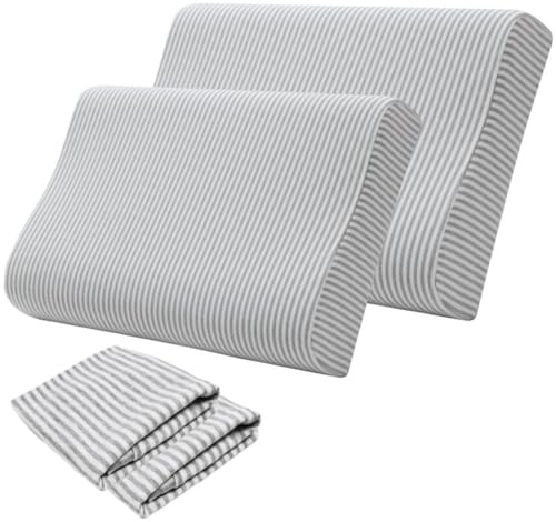 2 Pack Cotton Neck Pillow Cover