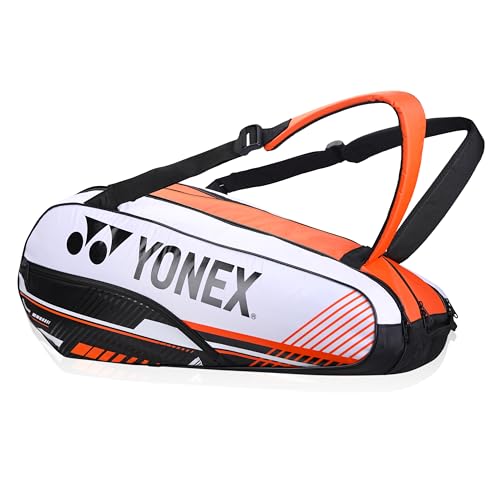Image of YONEX Badminton Racquet Bag ACE2 1129 BT9 |Thermal Lining Compartment |Eronomic STRPS |Available as Backpack|Hand Carry |Accessories Compartment |9 Racquet Comaprtment |Widve Shoe Packet