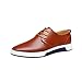 Produktbild Patifia Schuhe Herren, Sommer Stil Herren Sommer Einfarbig Breathable Business Lederschuhe Leisure Hollow Vollleder Schuhe Uniform Schuhe Berufsschuhe Alle Jahreszeiten