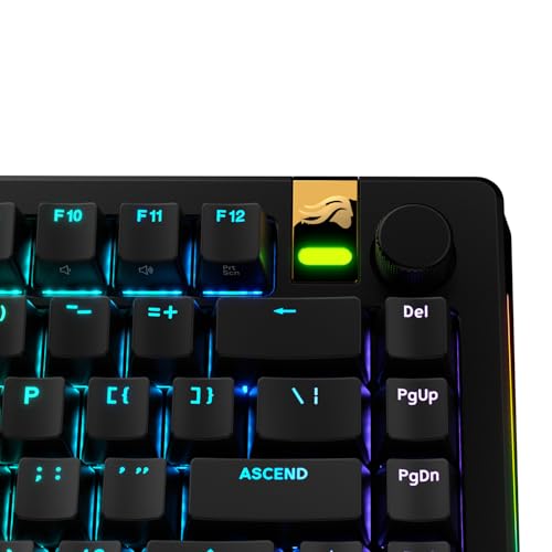 Keycaps GLORIOUS GPBT de alta resistencia con textura superficial sutil y formato MX 7
