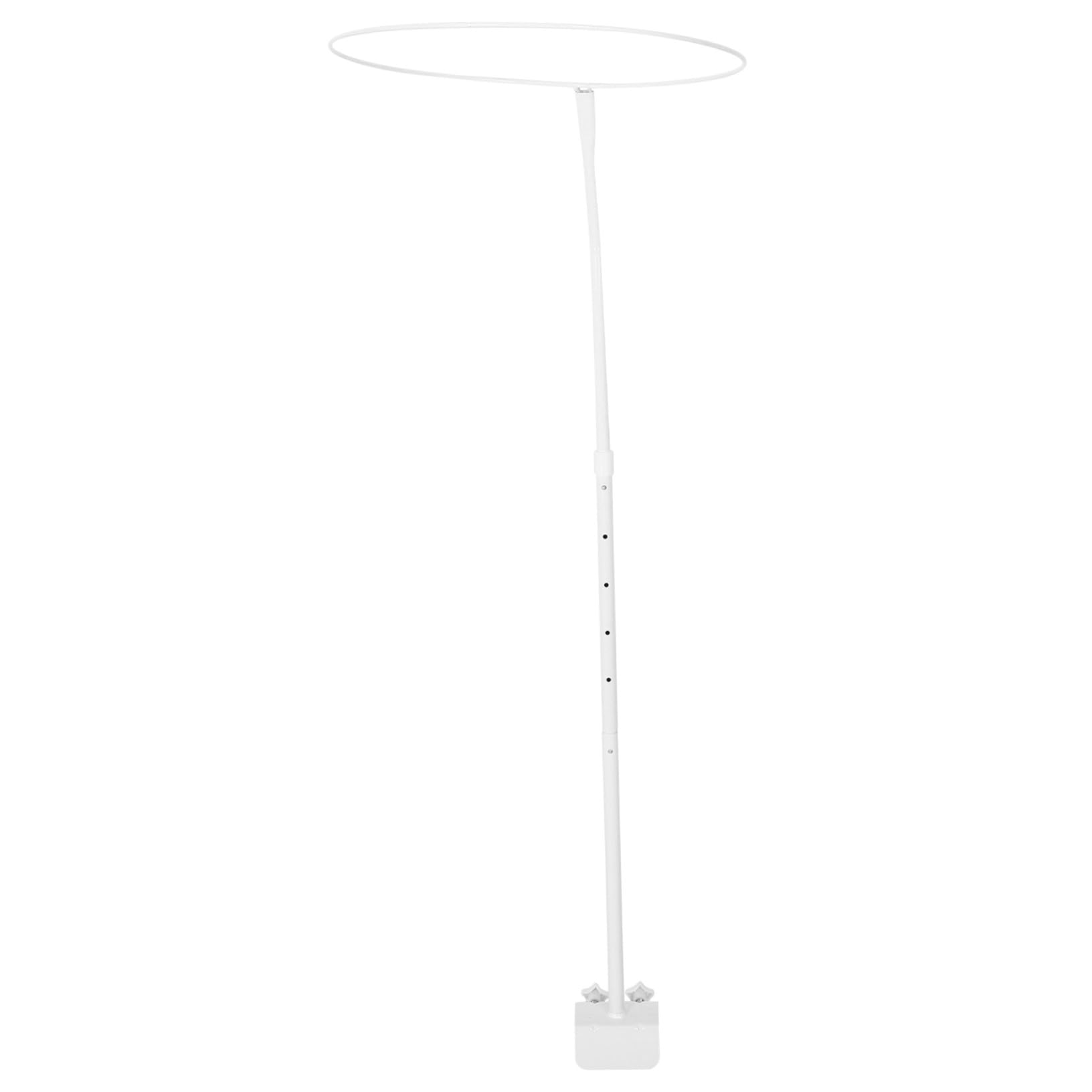 Support moustiquaire lit bébé VALICLUD avec cadre fer double fixation pour auvent berceau