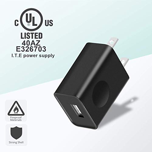 Fonken TPA-46050200UU Usb Wall Charger, Fonken 3-Pack 5V 2A Power Adapter Universal Travel Charger Usb Plug Cell Phone Charger Block Cube Compatible thumb #1