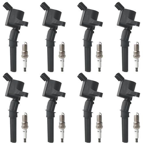 Set of 8 Ignition Coil Pack & Iridium Spark Plugs