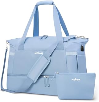 ETRONIK Gym Duffel Bag for Women, Blue