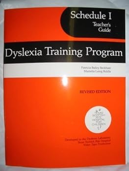 Paperback Dyslexia Training Program/Schedule 1 Book